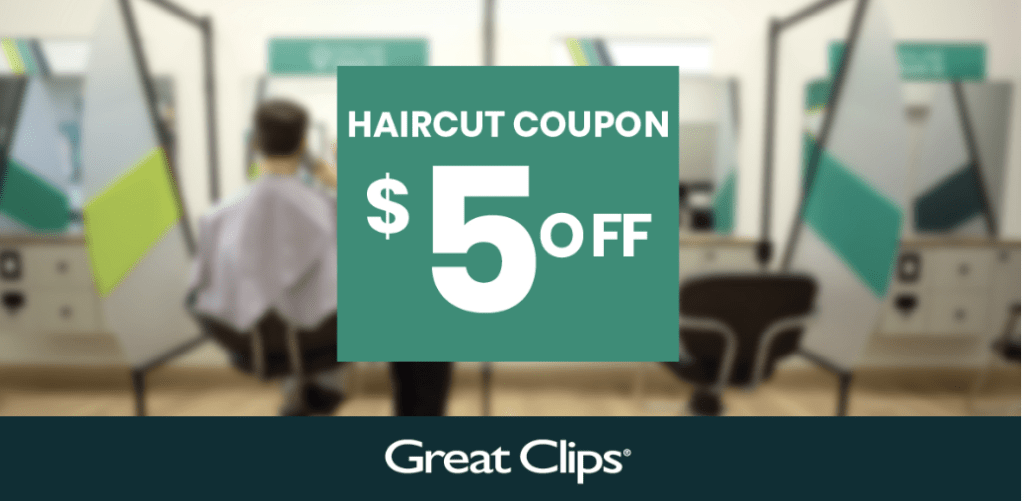 Haircut Coupon $5 OFF
